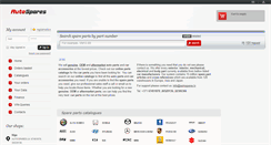 Desktop Screenshot of en.autospares.lv